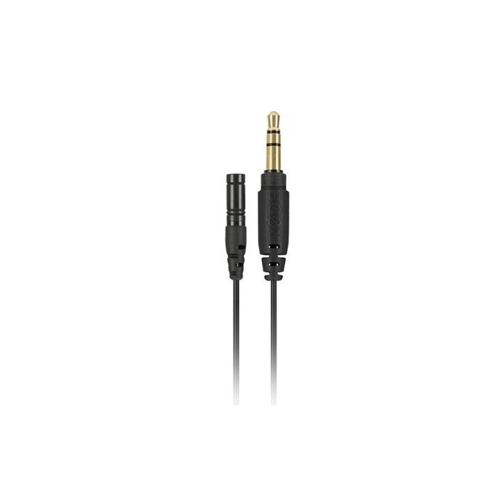 microfono rode lavalier go black jack 3.5mm trs 110db omnidirectional