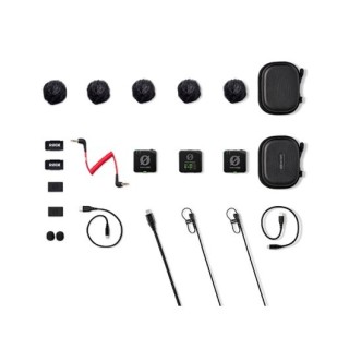 microfono rode wireless pro usb-c trs 20hz omnidirectional alcance 260m