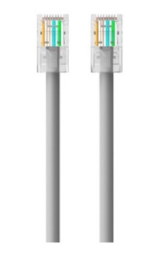 belkin belkin rj45-rj45, cat6, 1m cable de red gris