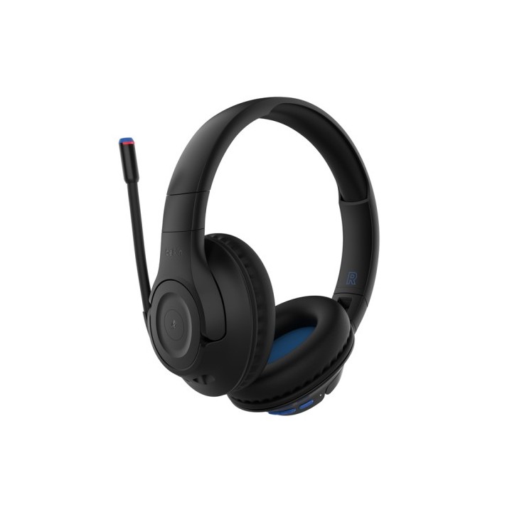 belkin belkin auriculares inalambricos circumaurales para ninos negro