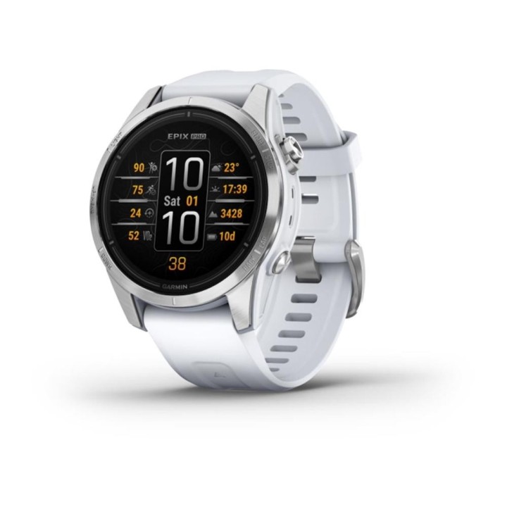 garmin smartwatch garmin epix pro 42mm white