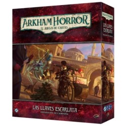 juegos juego de mesa arkham horror lcg las llaves escarlata expansion campana pegi 14