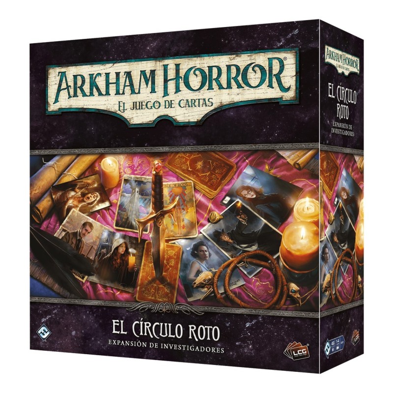 juegos juego de mesa arkham horror lcg el circulo roto expansion investigadores edad recomendada 14