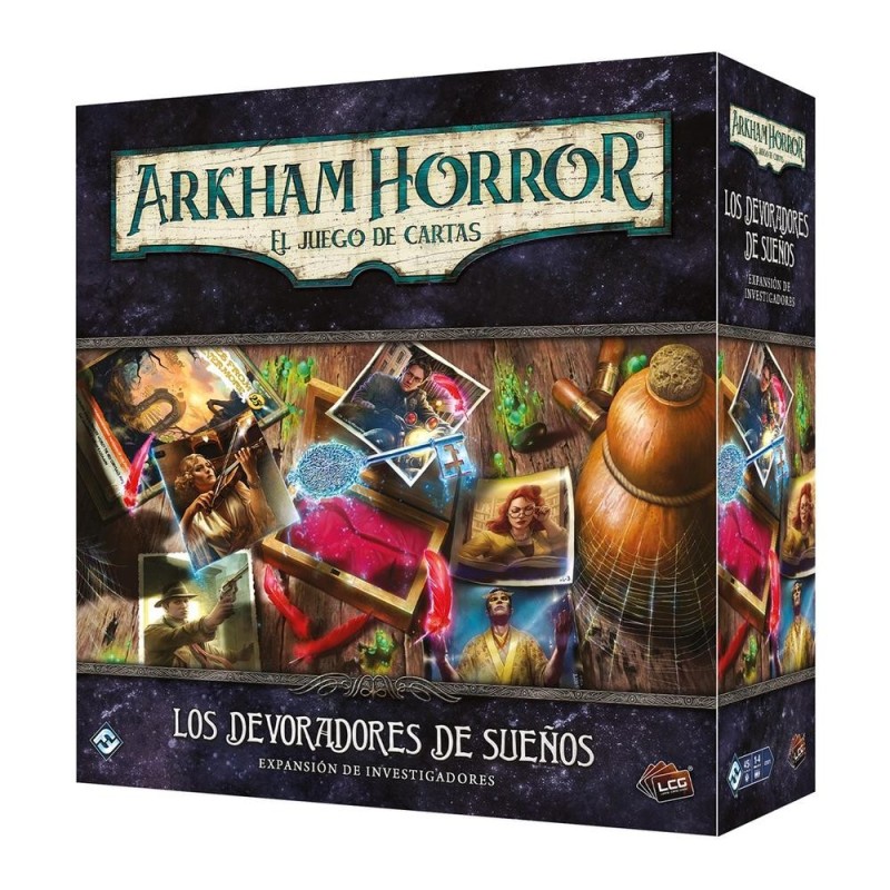 juegos juego de mesa arkham horror lcg los devoradores de suenos expansion investigacion edad recome