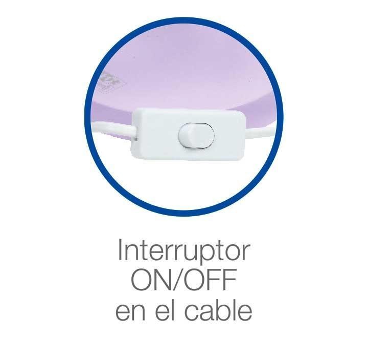 lampara flexo oxford click led negro