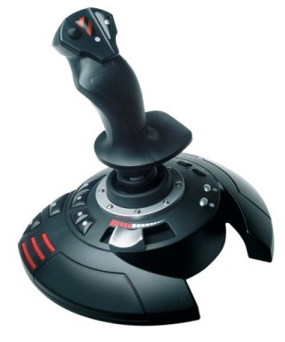 thrustmaster thrustmaster t.flight stick x negro, rojo, plata usb palanca de mando analogico pc, pla