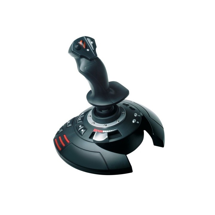 thrustmaster thrustmaster t.flight stick x negro, rojo, plata usb palanca de mando analogico pc, pla