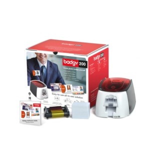 badgy evolis badgy200 impresora de tarjeta plastica pintar por sublimacion/transferencia termica col