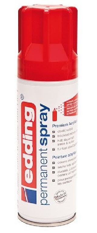 edding spray rojo trafico mate. edding 5200-902
