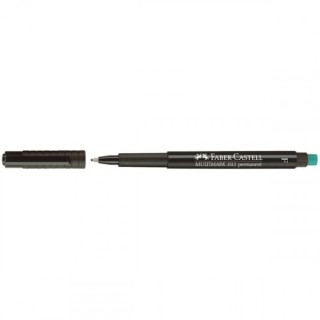faber-castell marcador permanente multimark punta fina negro faber castell 151399  pack: 10 unidades