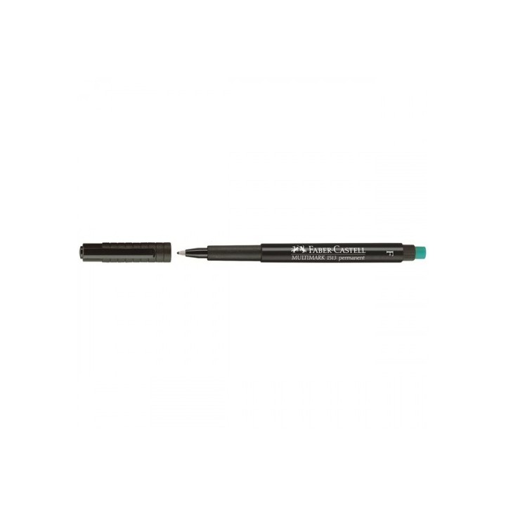 faber-castell marcador permanente multimark punta fina negro faber castell 151399  pack: 10 unidades