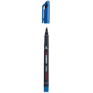 stabilo marcador permanente punta media ohpen universal 1mm. azul stabilo 843/41  pack: 10 unidades