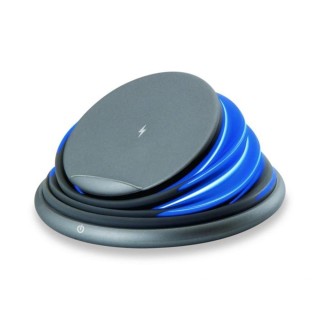 conceptronic cargador inalambrico conceptronic gorgon02g qi 10w gris