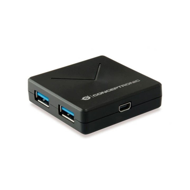 conceptronic hub usb 3.0 conceptronic hubbies02b 4 x usb 3.0