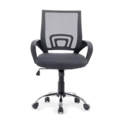 equip silla de oficina equip 651014 gris ergonomica
