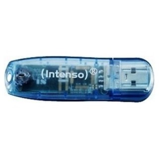 intenso 3502450 lapiz usb rainbow 4gb azul