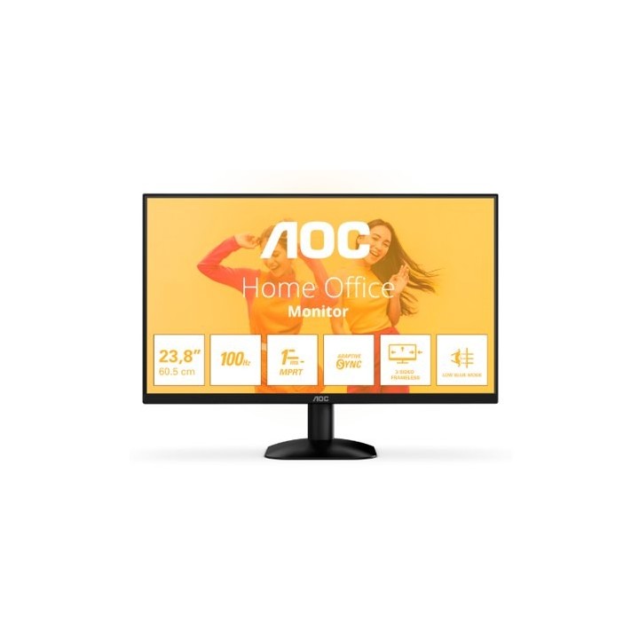 monitor led 23.8  aoc 24b35hm2 va 100hz 1xhdmi 1xvga
