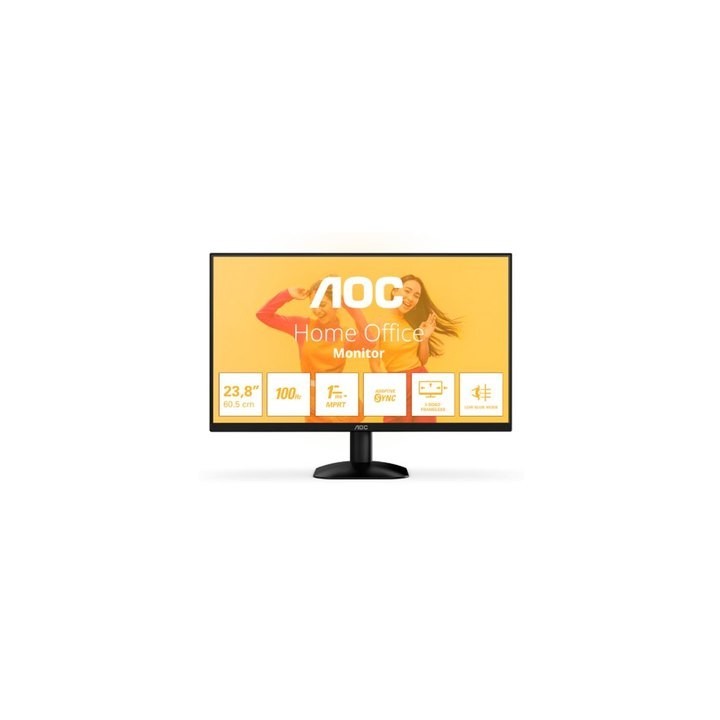 monitor led 23.8  aoc 24b35hm2 va 100hz 1xhdmi 1xvga