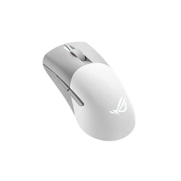 raton optico wireless asus rog keris aimpoint white 36000dpi 2.4ghz bt 5 botones
