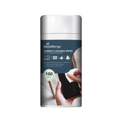 toallitas limpieza pantallas mediarange 100pcs humedas cierre hermetico