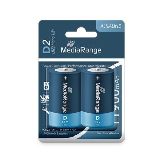 pilas alcalinas mediarange mono-d 1.5v 11900mah 2pack