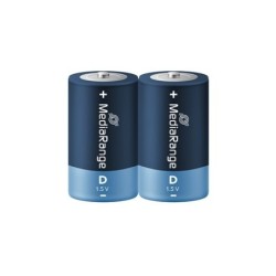 pilas alcalinas mediarange mono-d 1.5v 11900mah 2pack