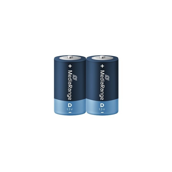 pilas alcalinas mediarange mono-d 1.5v 11900mah 2pack