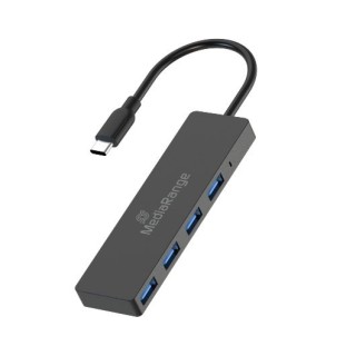hub mediarange usb-c 4xusb 3.0 4xusb 3.0