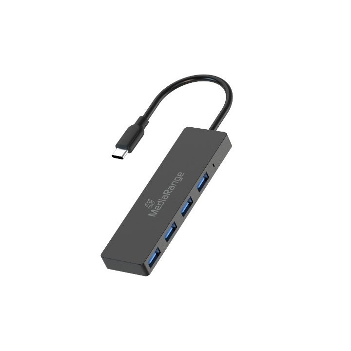 hub mediarange usb-c 4xusb 3.0 4xusb 3.0