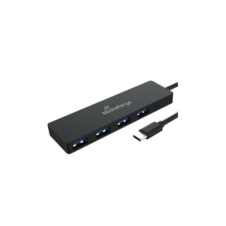 hub mediarange usb-c 4xusb 3.0 4xusb 3.0