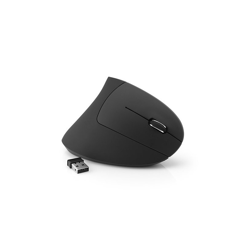 raton optico mediarange mros232 wireless black ergonomico 1600dpi