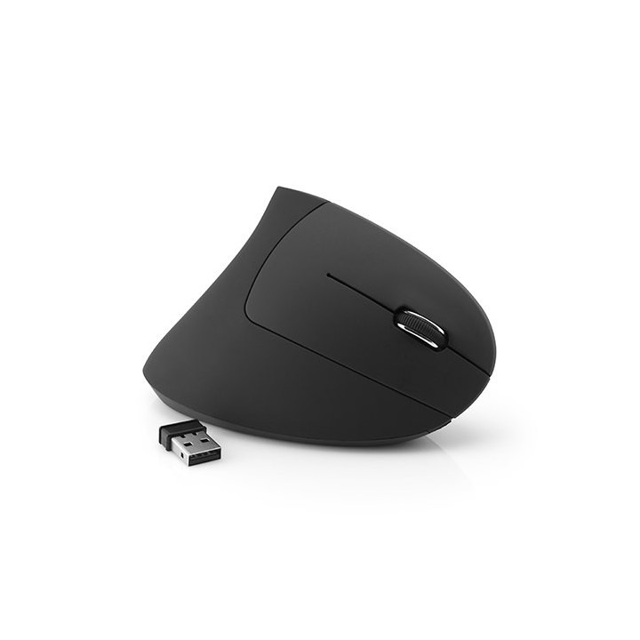 raton optico mediarange mros232 wireless black ergonomico 1600dpi