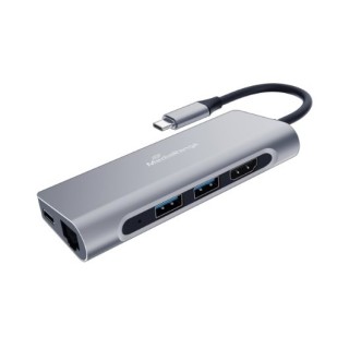 hub mediarange usb-c 7en1 2xusb 3.2 1xhdmi 1xrj45 1xsd 1xusb-c