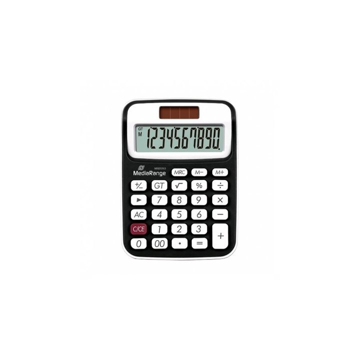 calculadora mediarange lcd 10 digit solar pilas 10 digitos