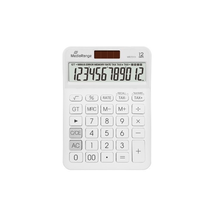 calculadora mediarange lcd 12 digit solar pilas 12 digitos