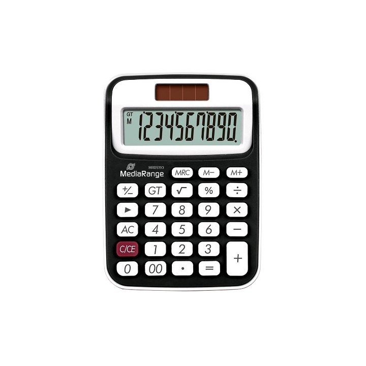 calculadora mediarange lcd 12 digit solar pilas 12 digitos