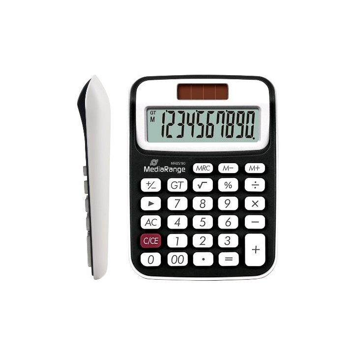 calculadora mediarange lcd 12 digit solar pilas 12 digitos