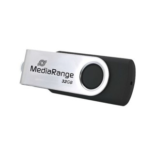 pendrive 32gb usb-c 3.2 mediarange silver-black lectura 70mbs escritura 20mbs