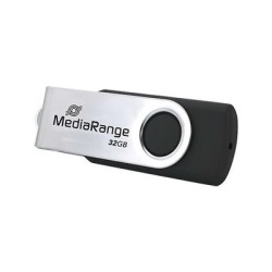 pendrive 32gb usb-c 3.2 mediarange silver-black lectura 70mbs escritura 20mbs