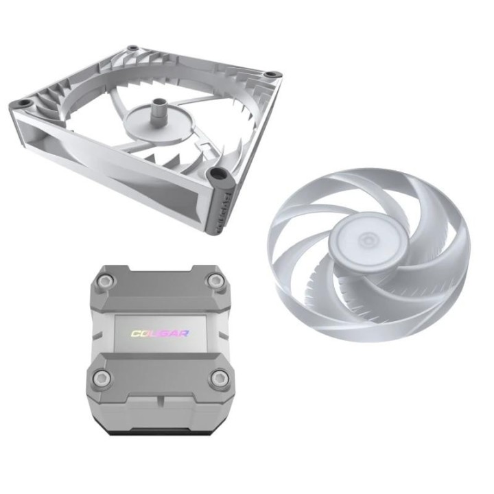 cougar poseidon ultra 240 argb blanco