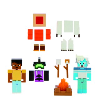 mattel figura mattel minecraft creator series susto del yeti
