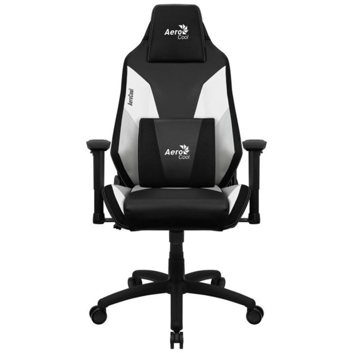 aerocool silla gaming aerocool admiral negra - blanca