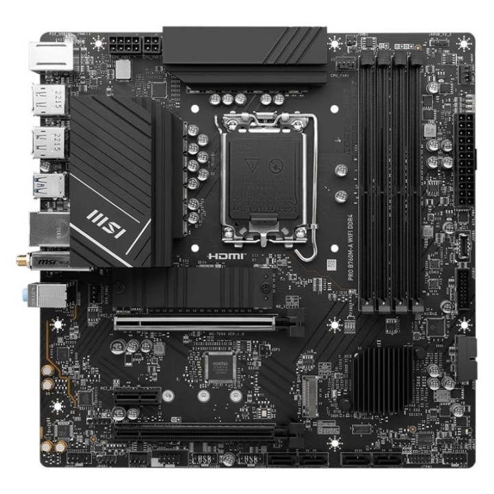 msi placa base pro b760m-a wifi ddr4 atx lga1700