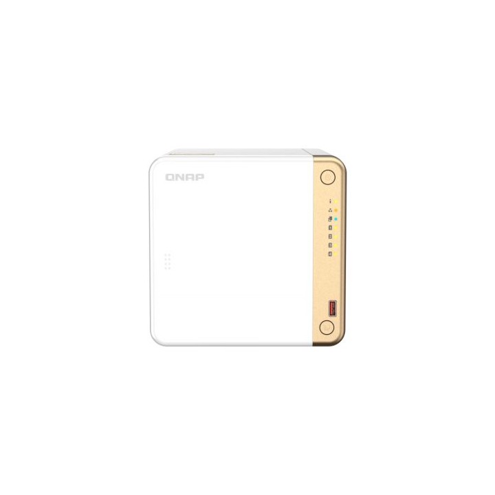 qnap ts-462-4g servidor de almacenamiento nas torre ethernet blanco n4505