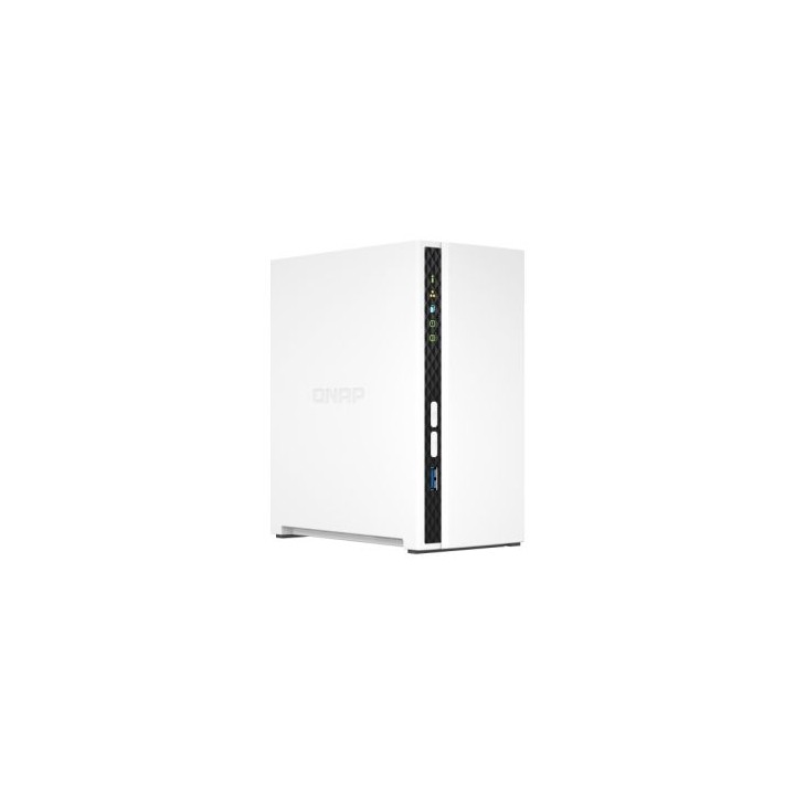 qnap ts-233 servidor barebone mini tower blanco