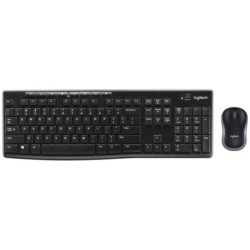 logitech teclado + mouse logitech mk270 wireless inalambrcio frances