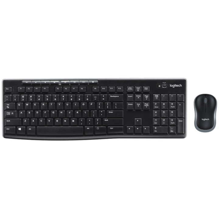 logitech teclado + mouse logitech mk270 wireless inalambrcio frances