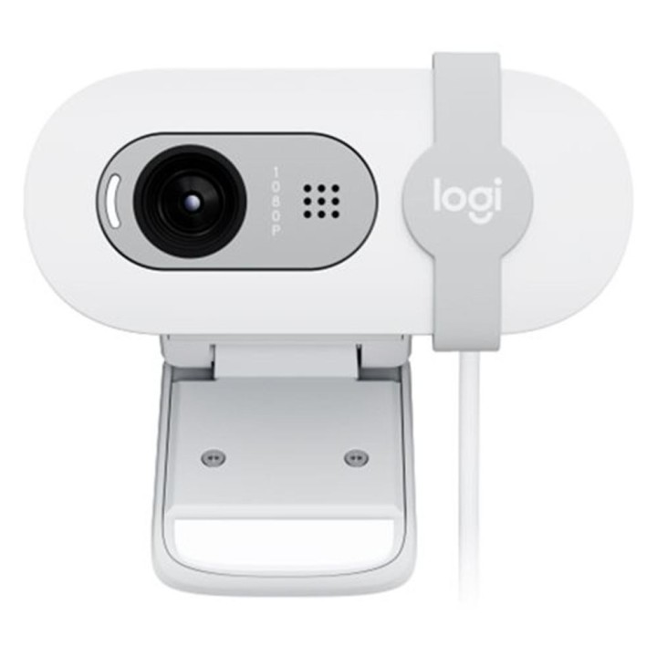 logitech webcam logitech brio 100 blanco full hd -  usb