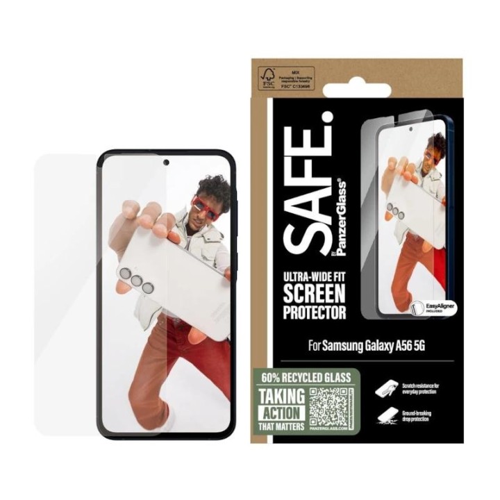 safe by panzerglass protector samsung a56 5g