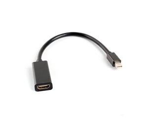 lanberg adaptador lanberg minidisplayport macho -  hdmi hembra 20cm negro
